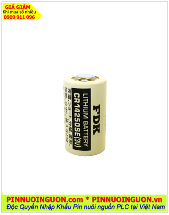 FDK CR14250SE; Pin nuôi nguồn PLC FDK CR14250SE 1/2AA 850mAh chính hãng _ Made in Japan